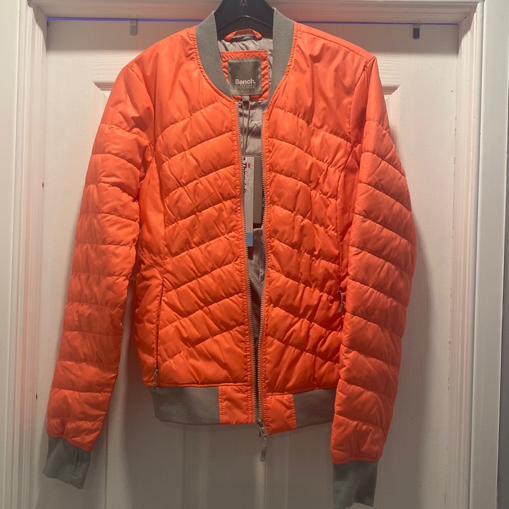 Lord and Taylor Bench Multipurpose Orange Medium Sized Jacket